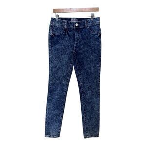 Body Con by Amethyst Juniors Size 9 Acid Wash Y2K Skinny Stretch Jeans